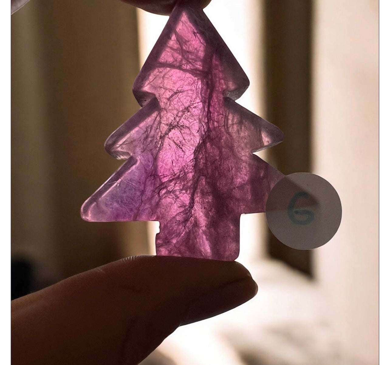 Candy fluorite Christmas tree (standing)