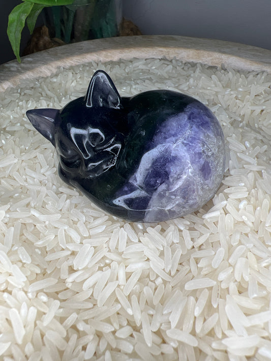 Fluorite sleeping cats (choose your own )