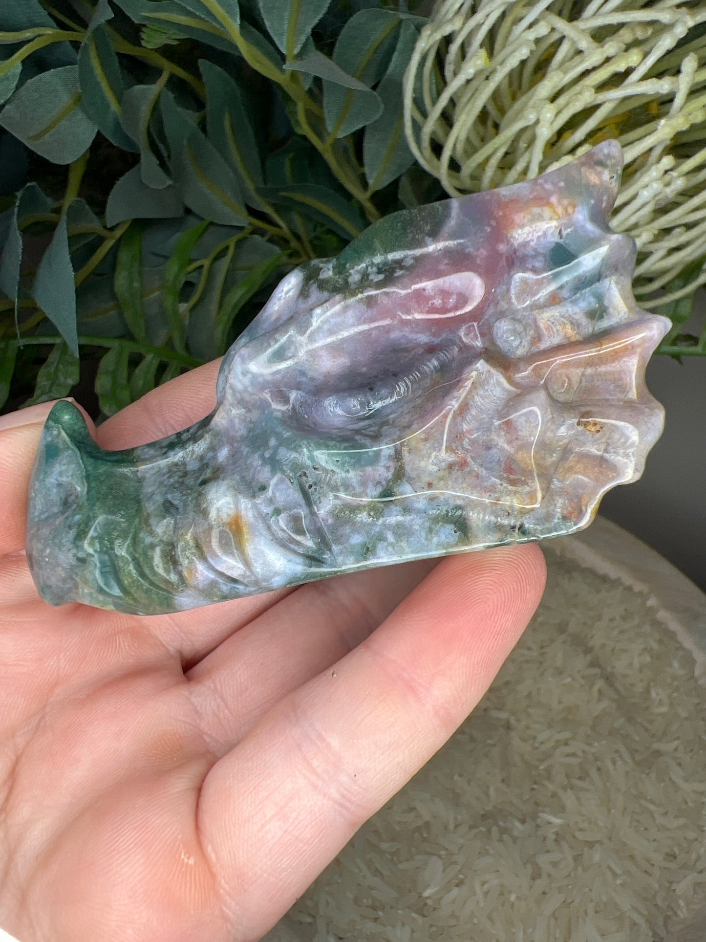 Ocean jasper dragon head