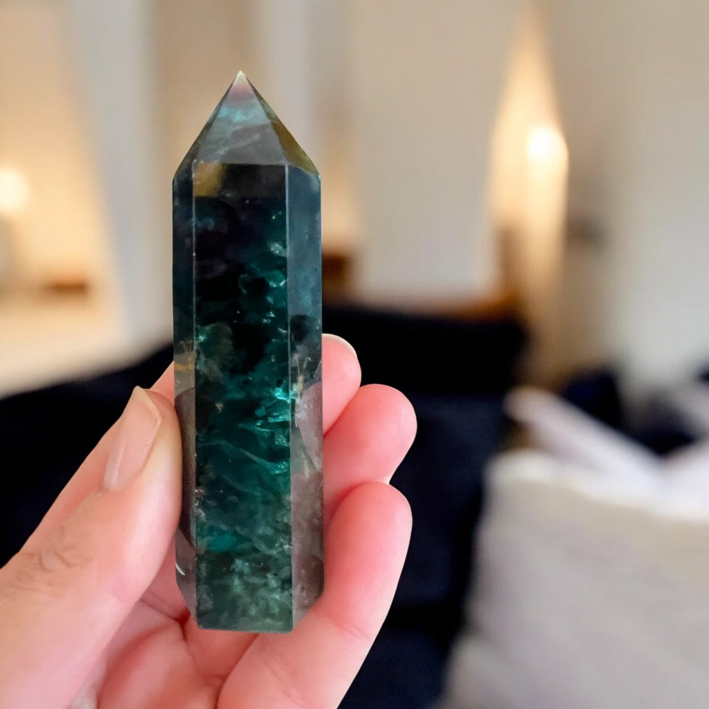 Fluorite tower 10-12cm