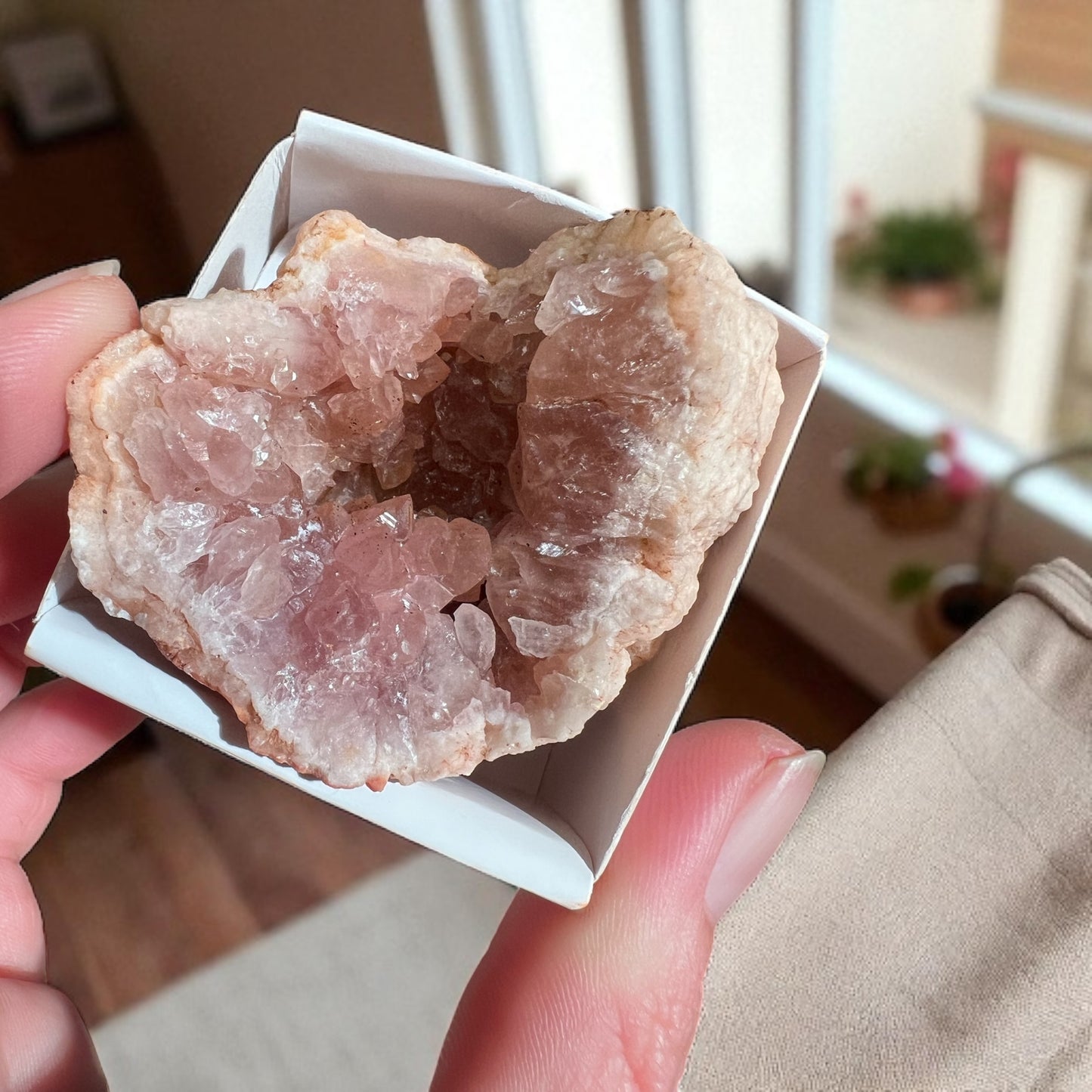 Pink amethyst specimen (Argentina)