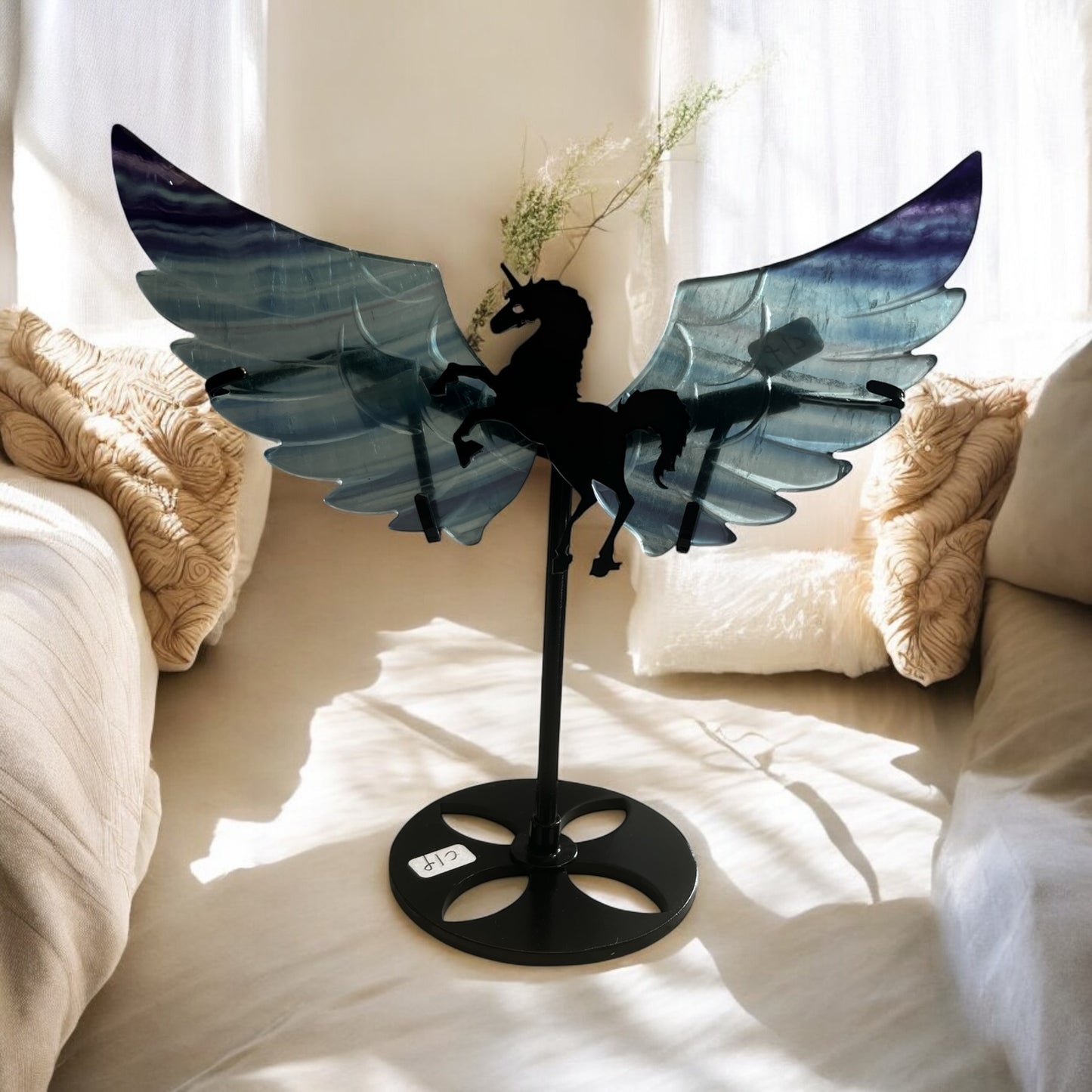Fluorite unicorn wings
