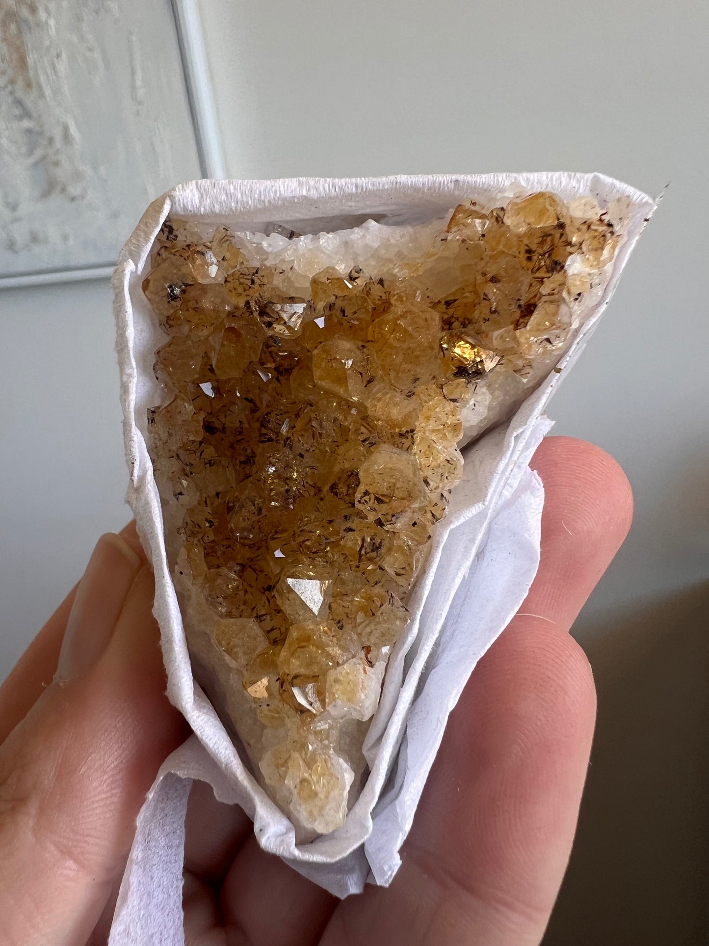 Citrine cluster small