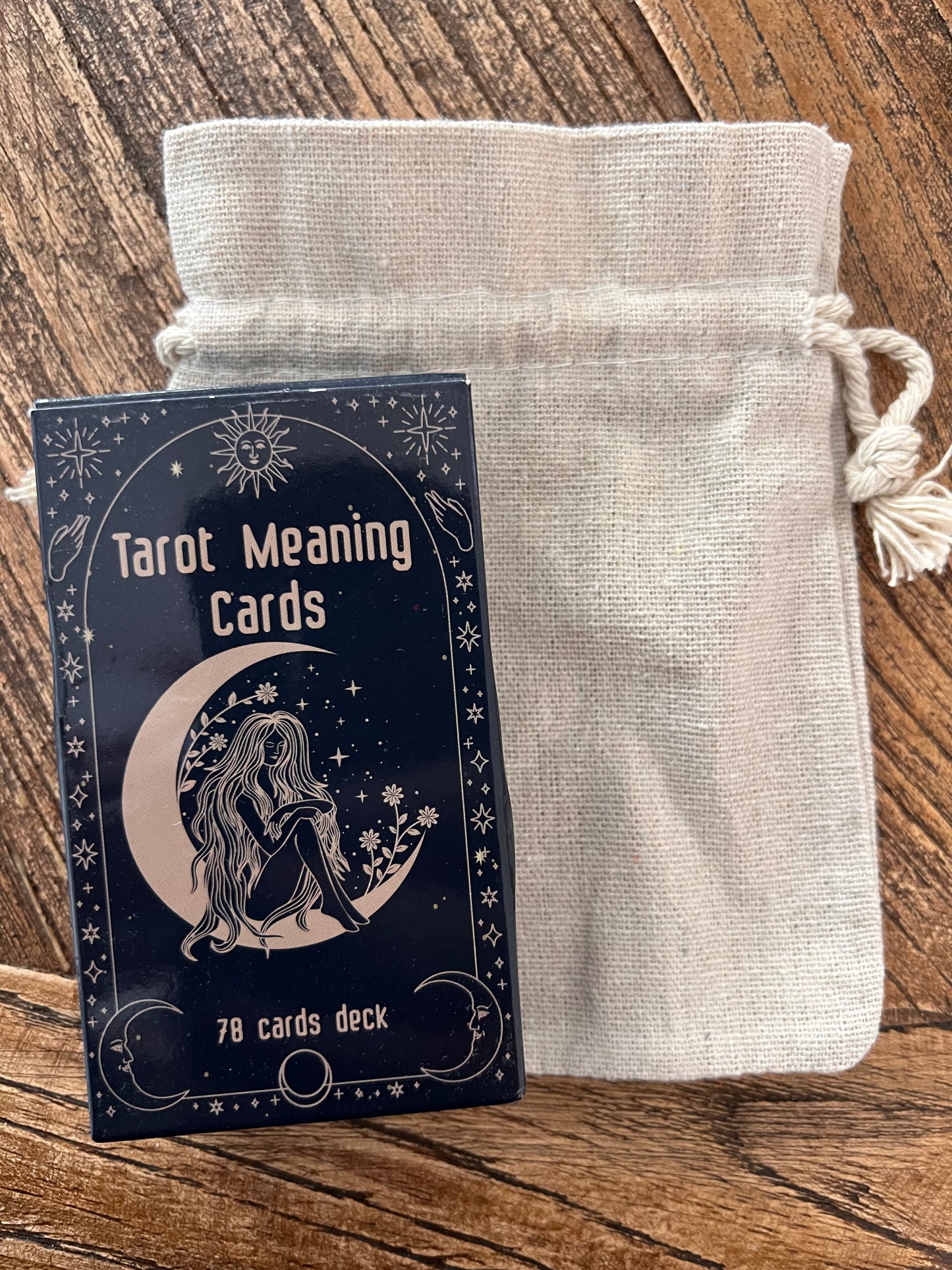 Tarot meaning card deck & pouch