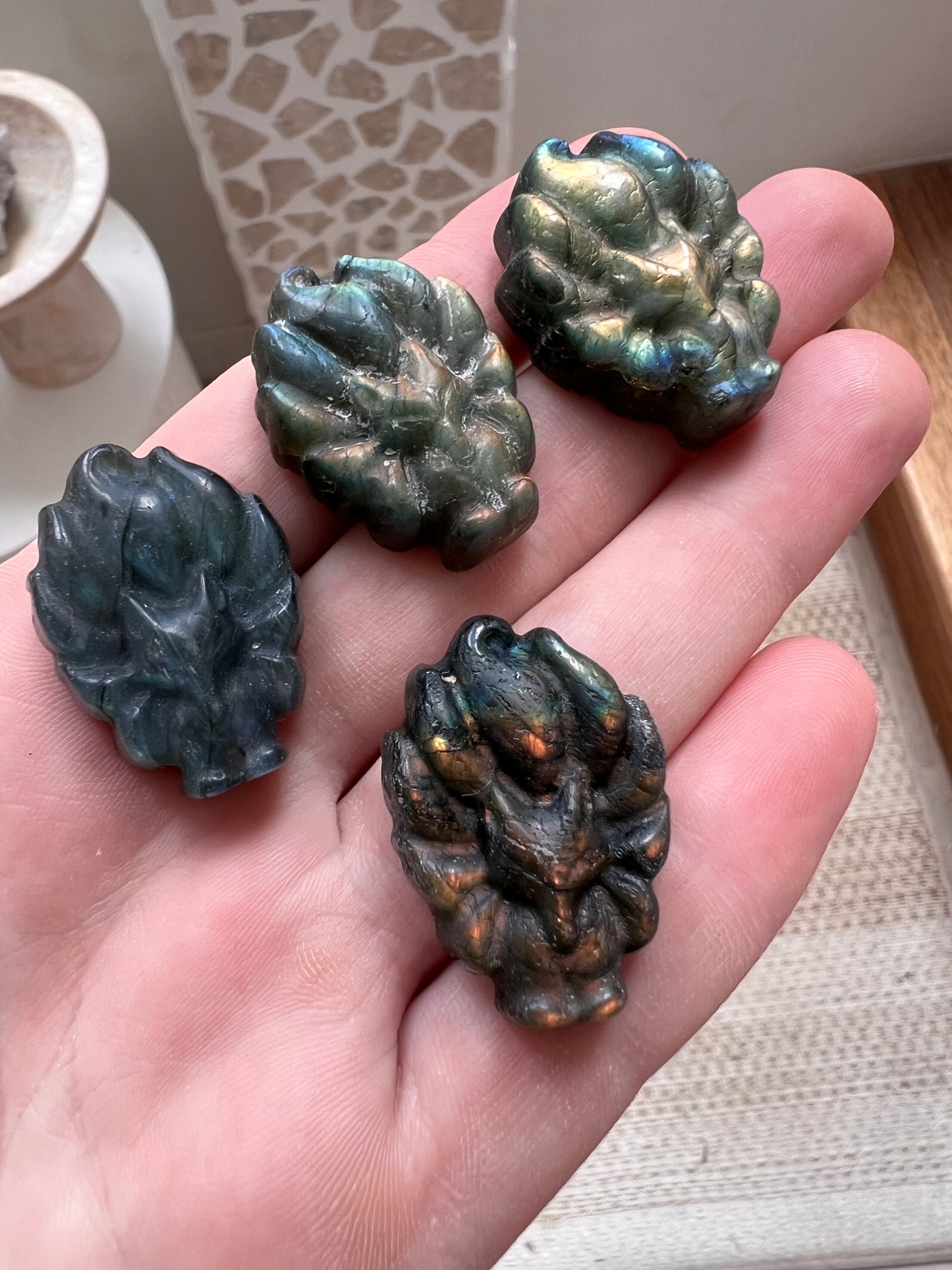 Lab nine tail fox carving