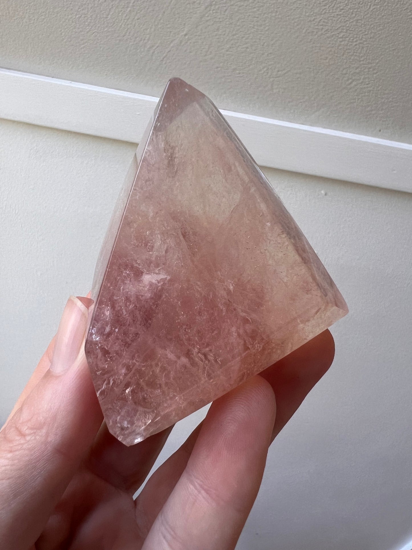 Light purple fluorite free form