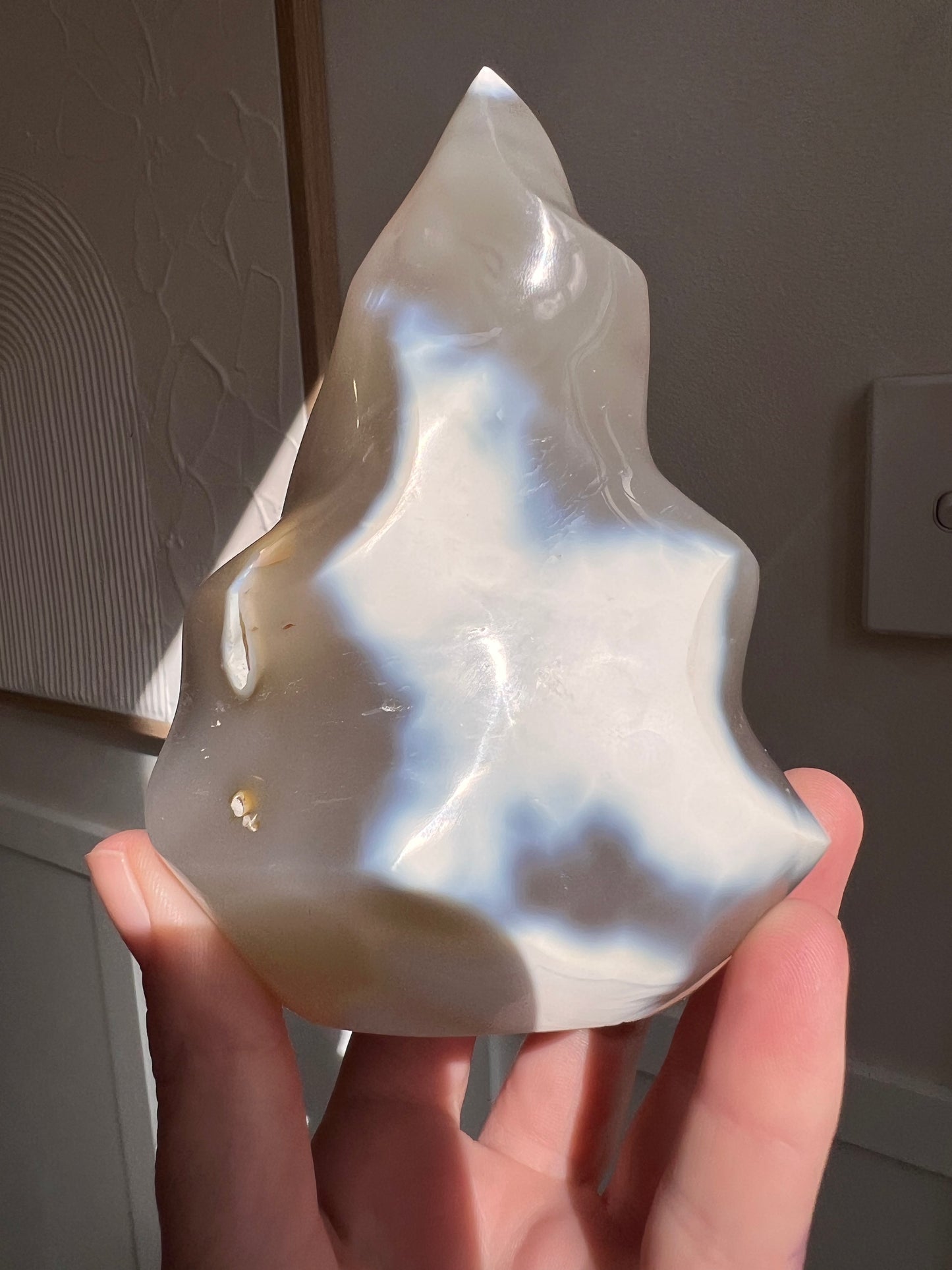 Orca agate flame