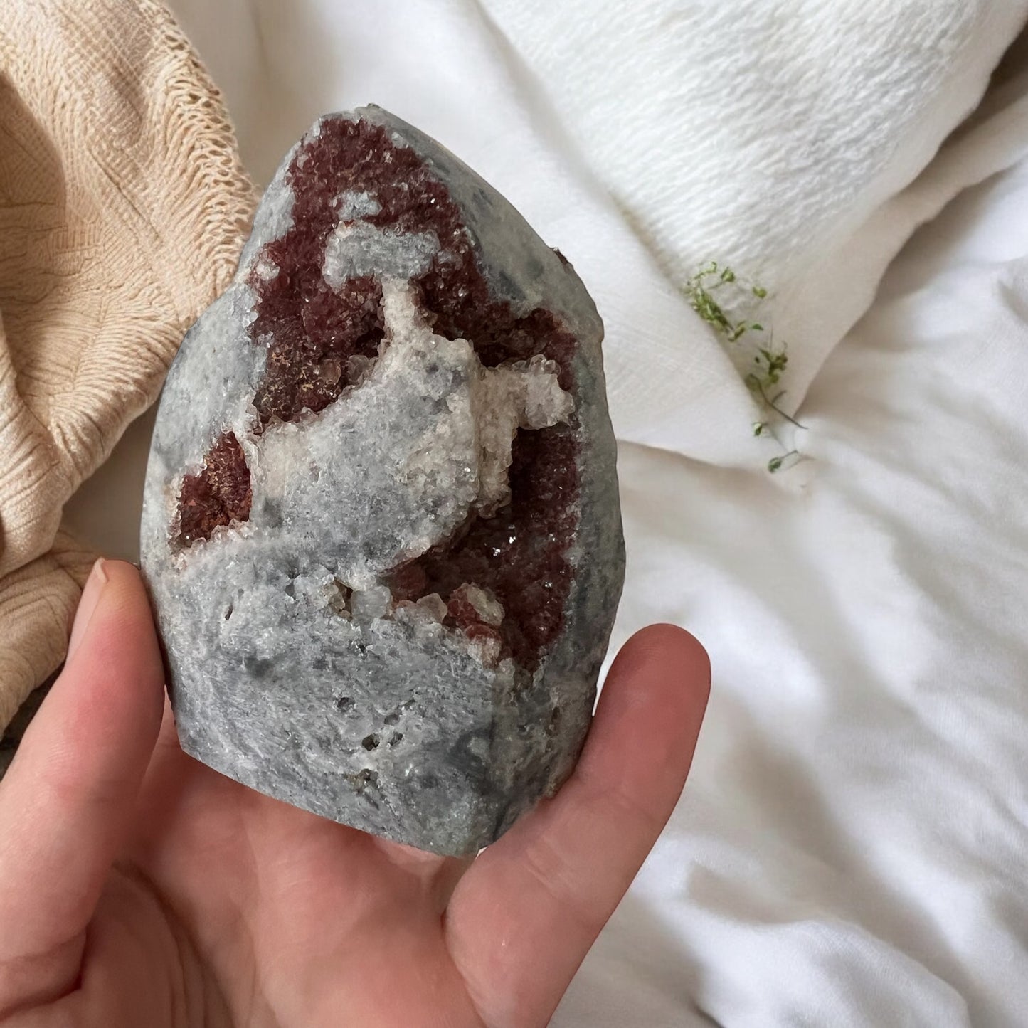 Red hematoide & Quartz