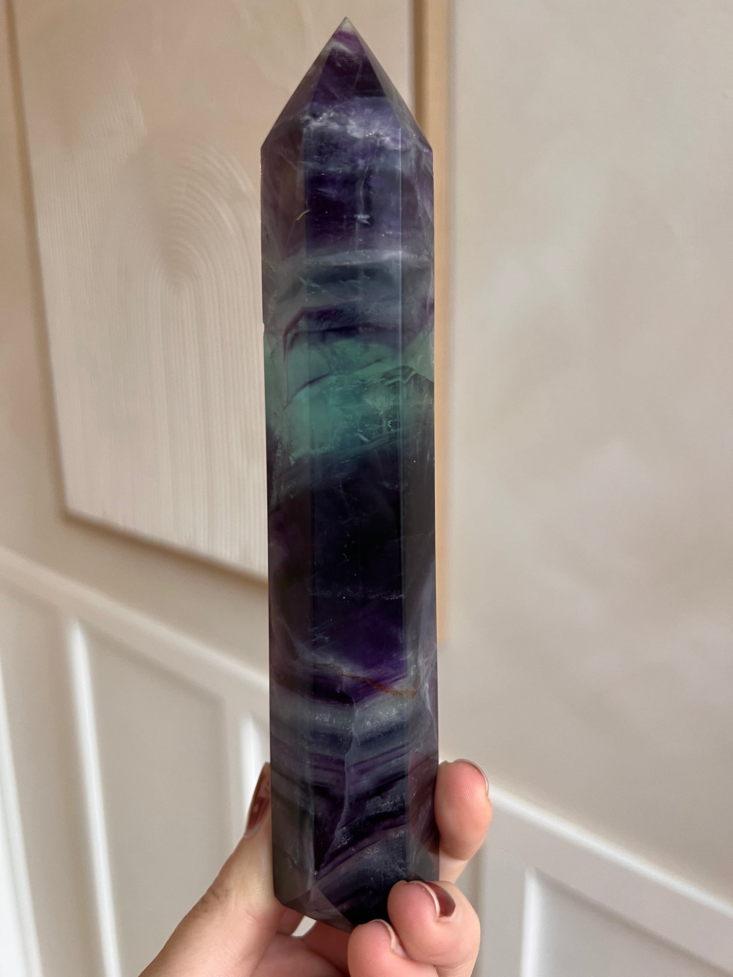 High quality rich fluorite tower