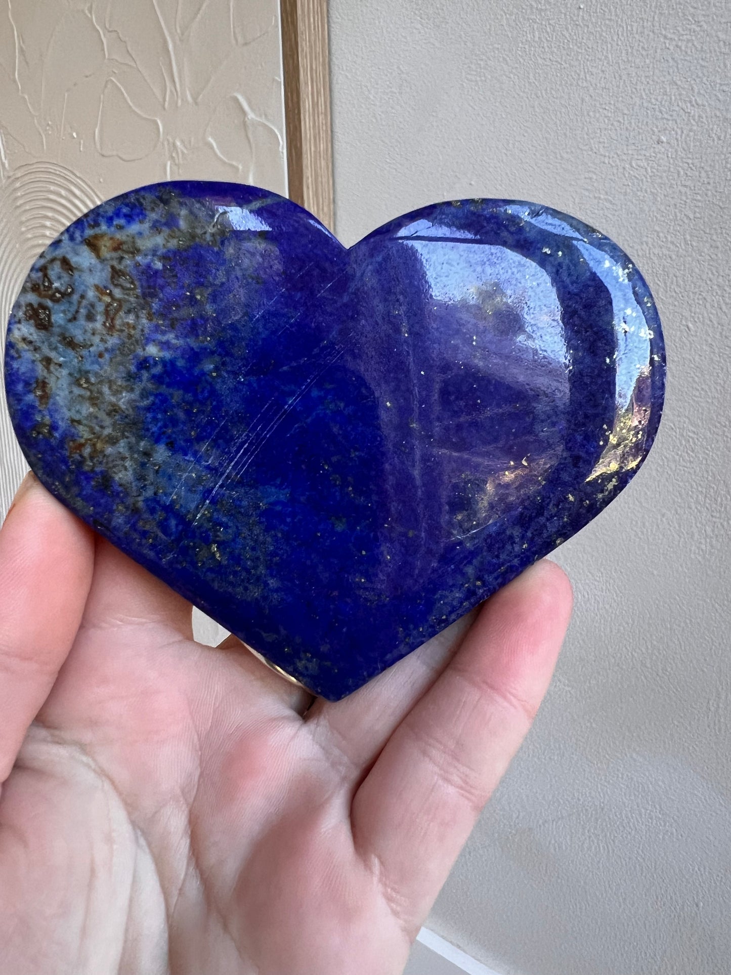 Lapis with pyrite heart