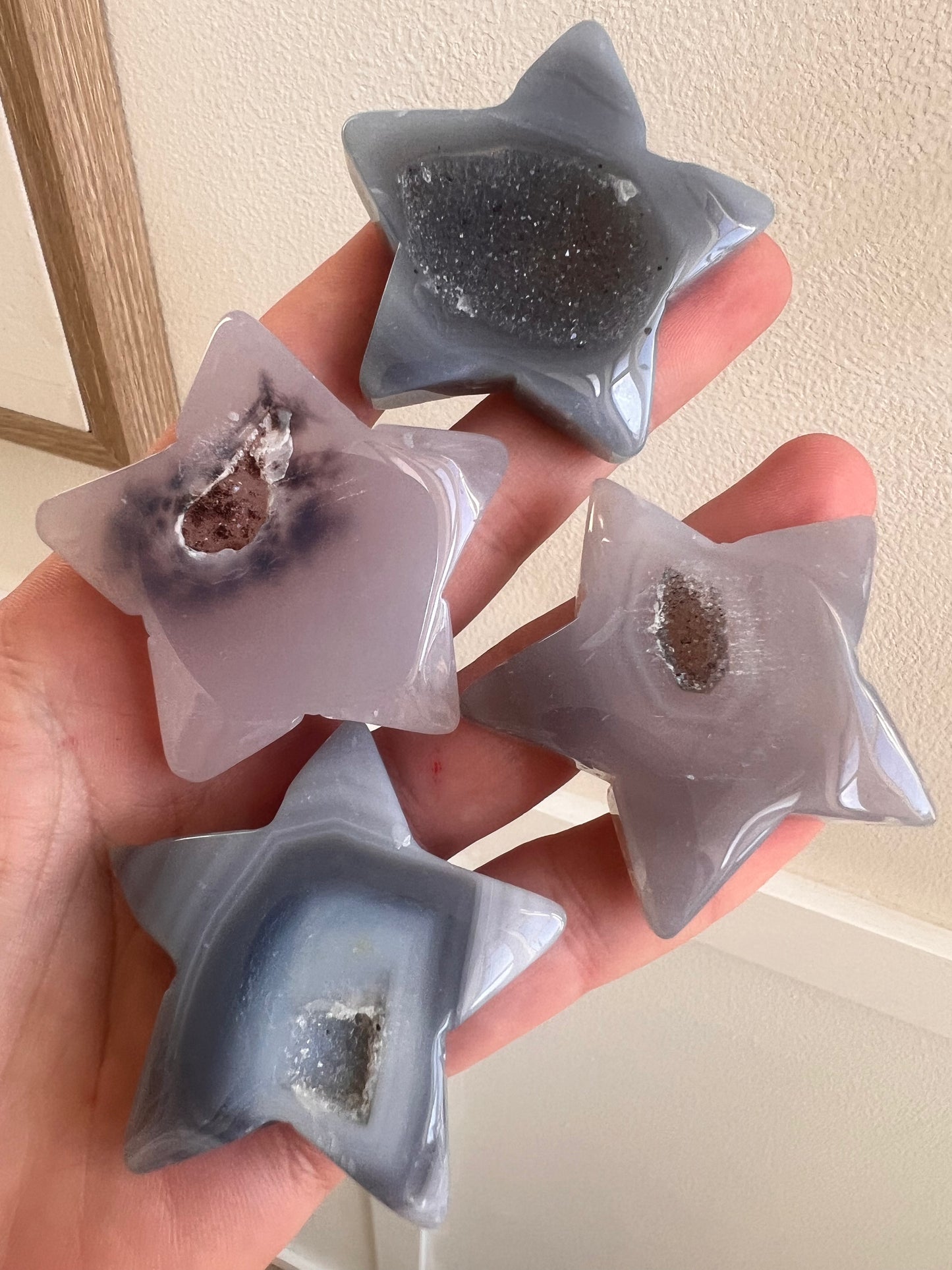 Drusy agate stars intuitively chosen