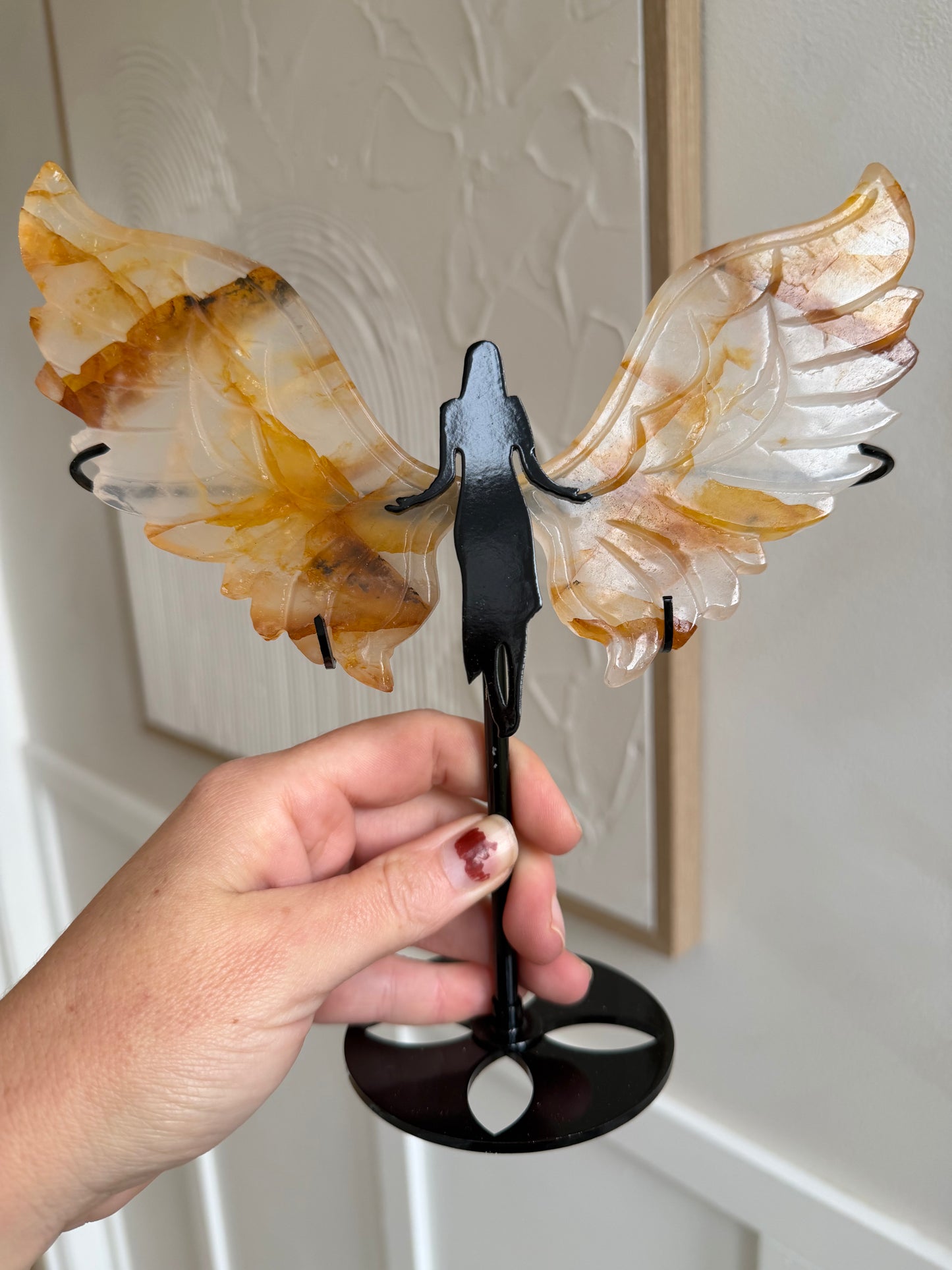 Golden healer angel wings