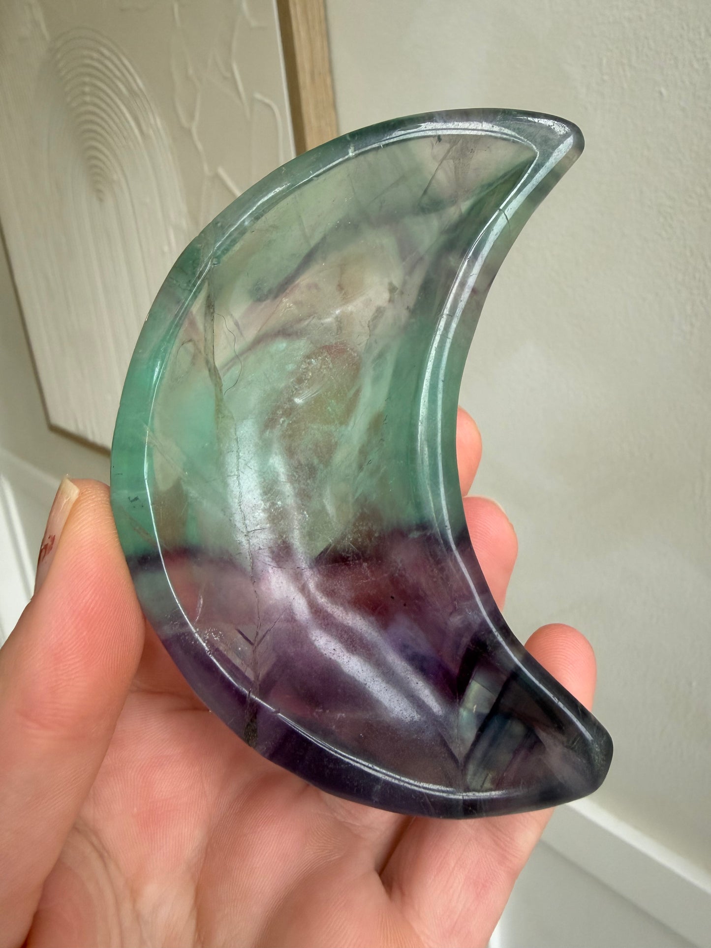 Fluorite bowl