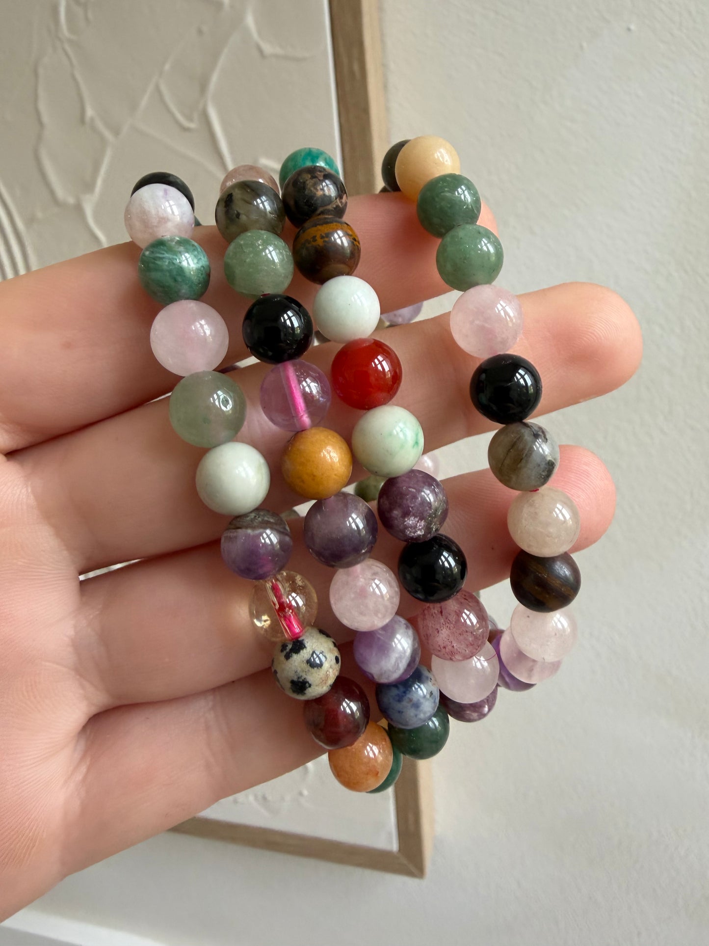 Mixed Crystal bracelet 8mm