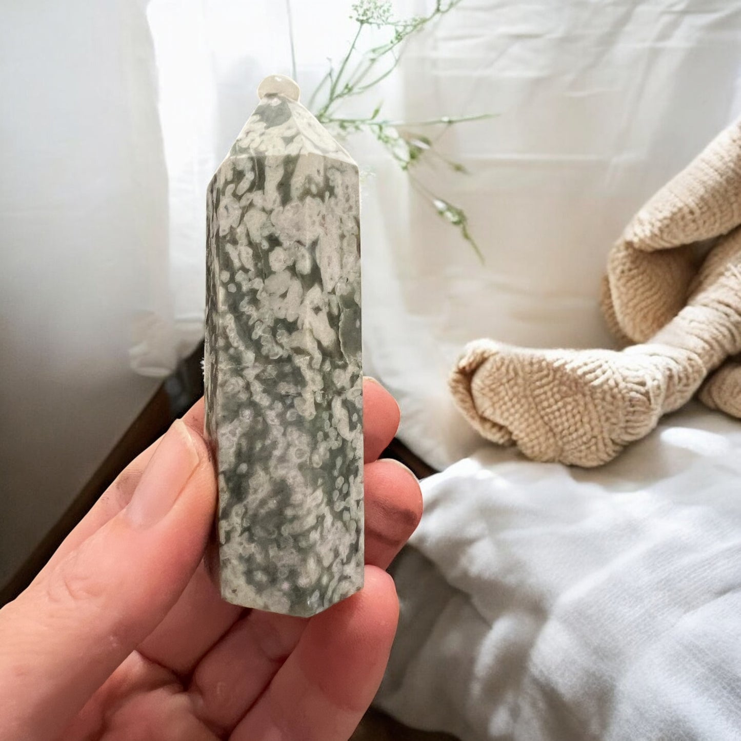 Jixiang jade towers intuitively chosen 10cm