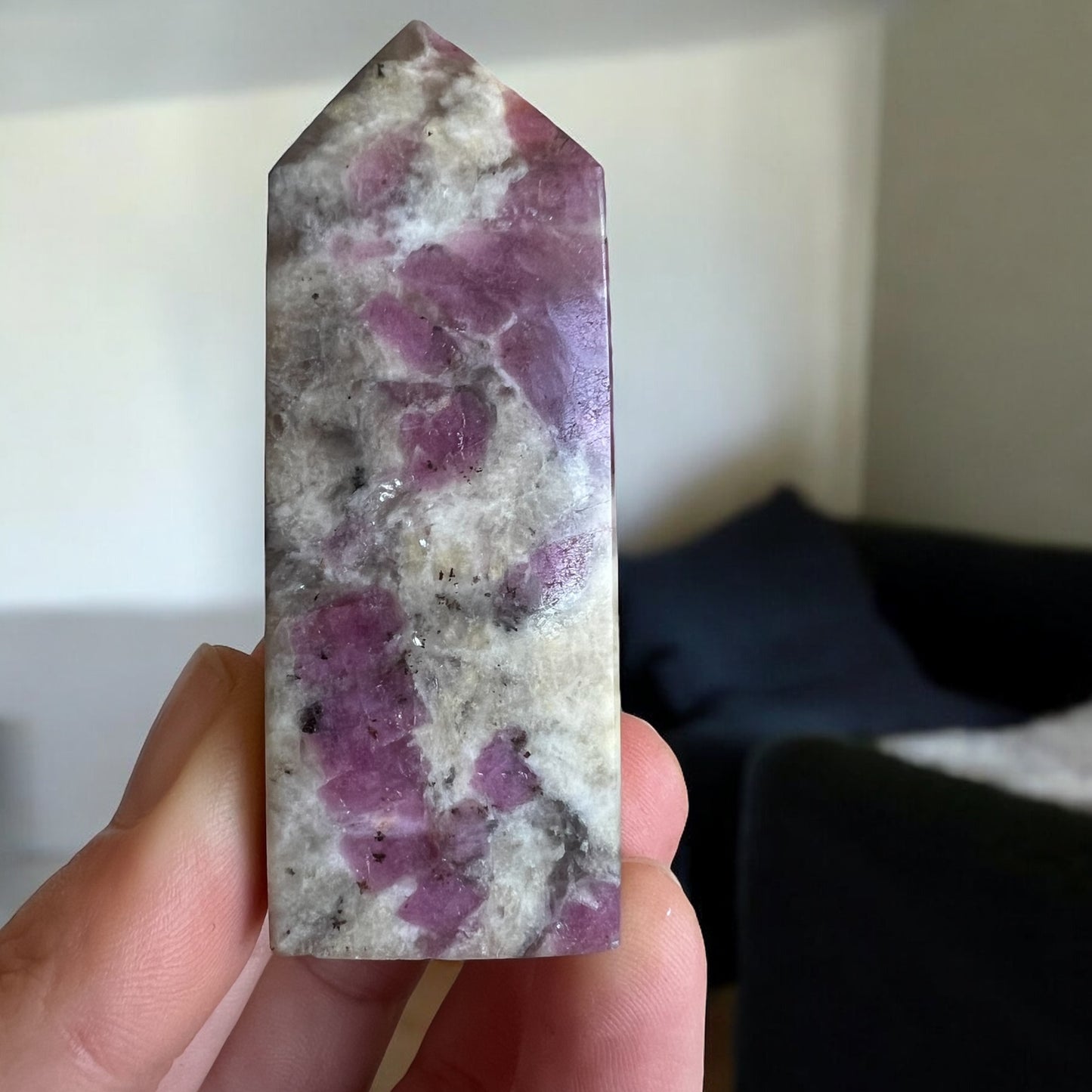 Red tourmaline 8cm H