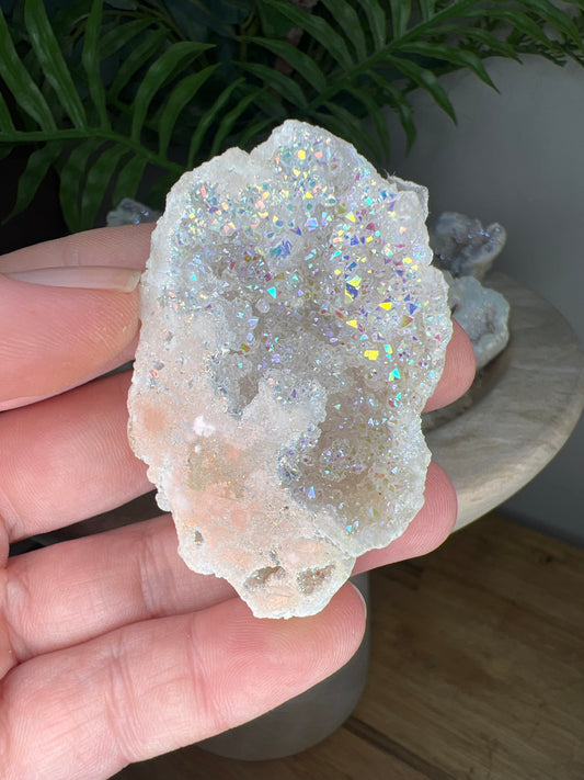 Aurora quartz geodes (choose your own)