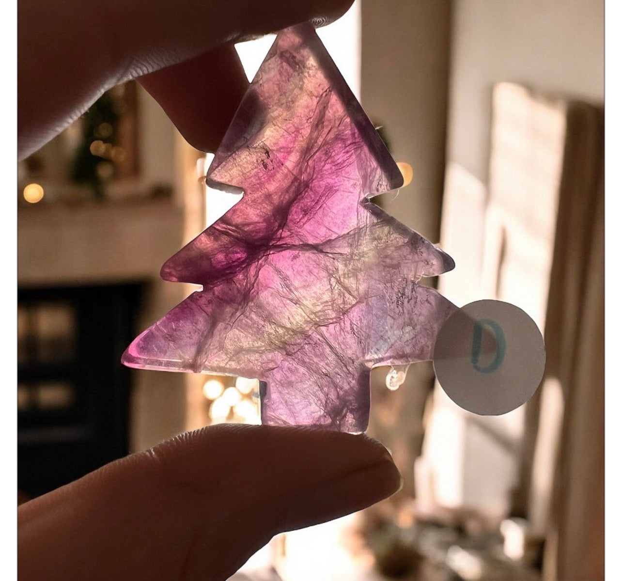 Candy fluorite Christmas tree (standing)