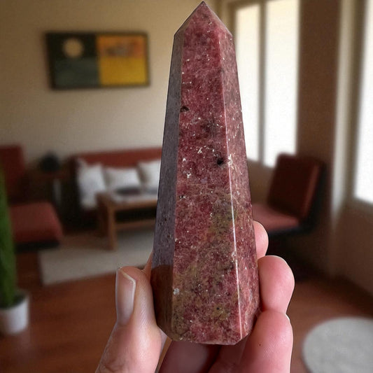 Rhodonite obelisk 11cm