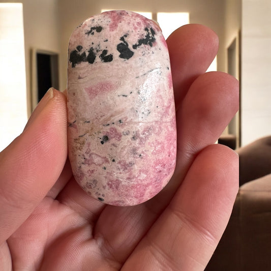 Rhodonite palm