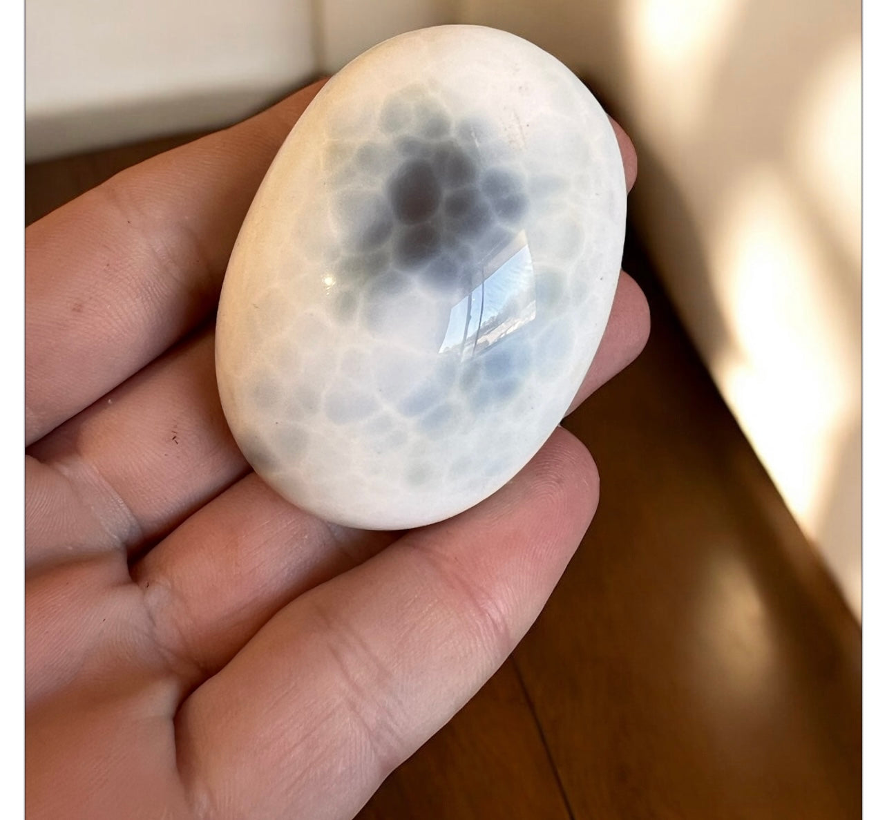 Orca agate palmstone