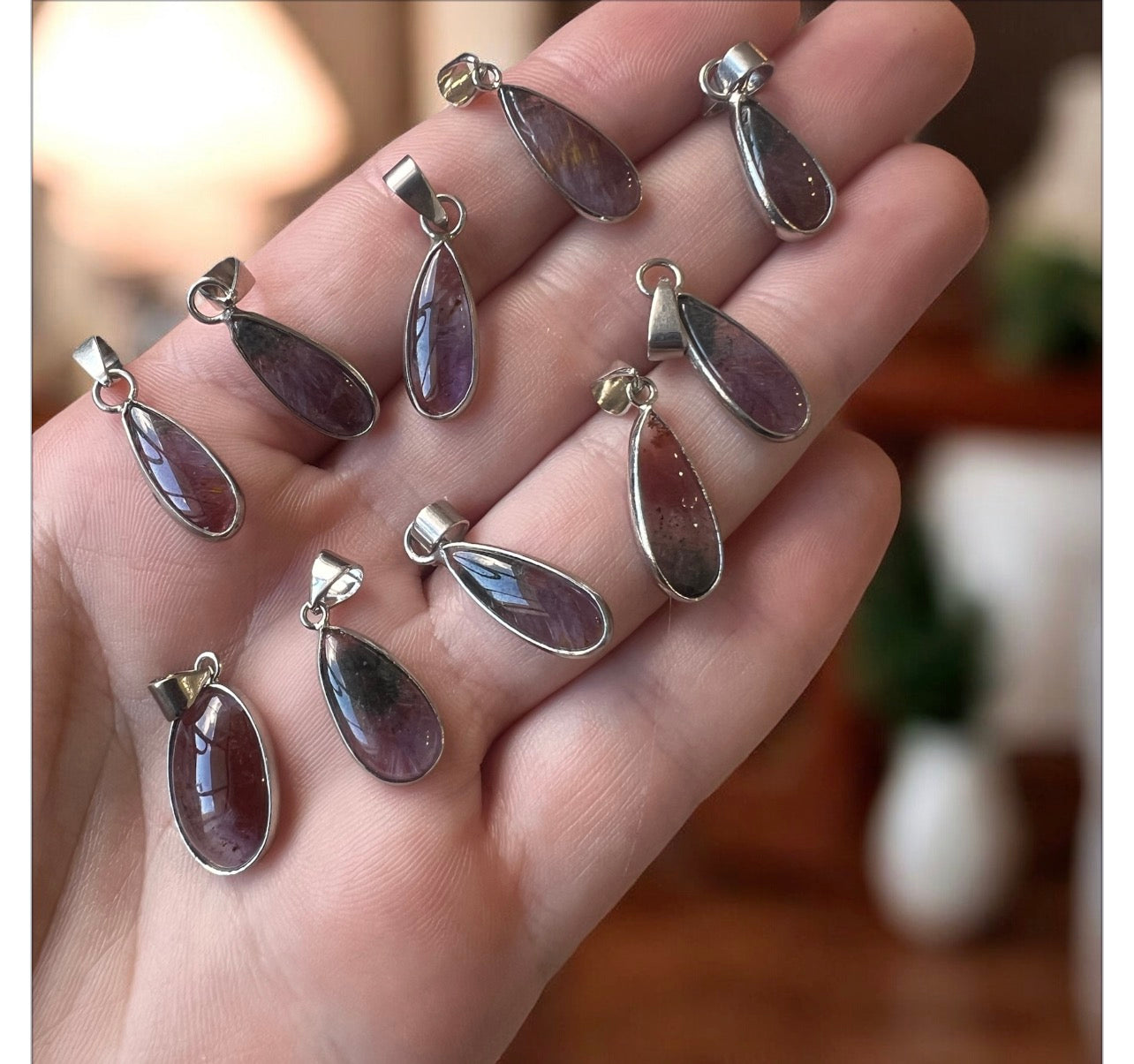 Auralite 23 stainless pendants
