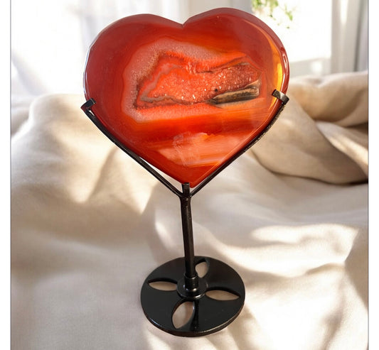 Carnelian heart 15cmH