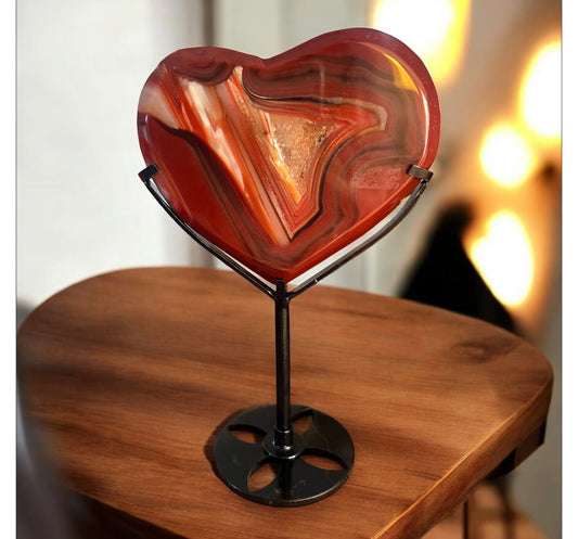 Carnelian heart 16cmH