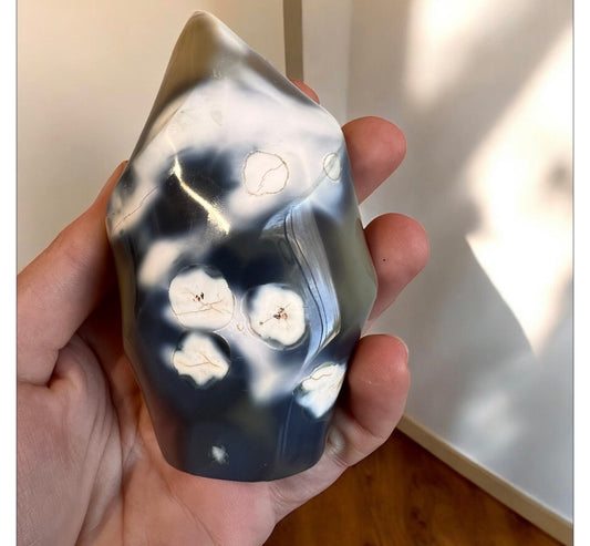 Orca agate flame