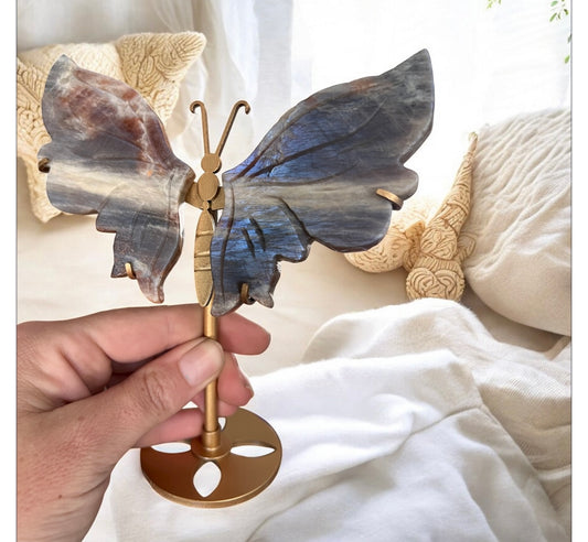 Sunstone moonstone butterfly wings