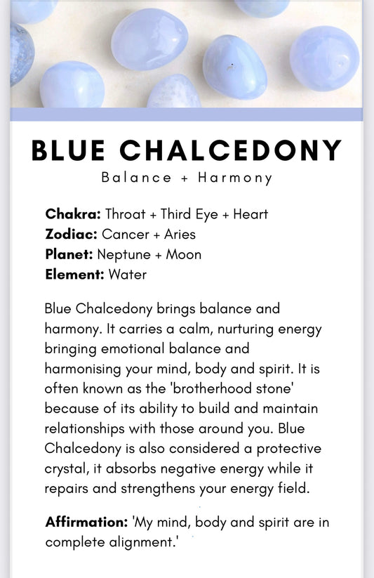 Blue chalcedony