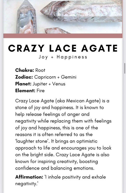 Crazy lace agate