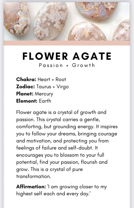 Flower agate