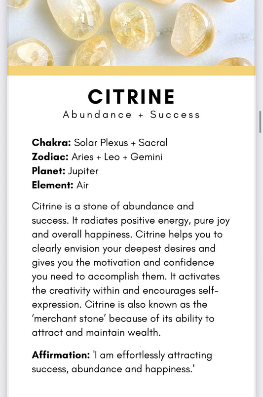 Citrine (not for sale reference only)