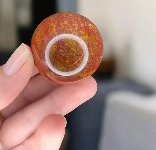 Ocean jasper sphere smaller
