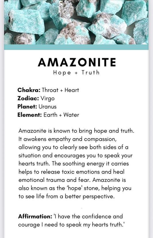 Amazonite (not for sale reference only)