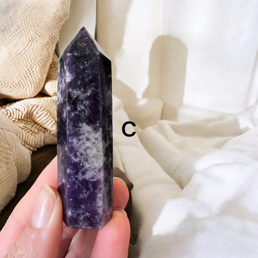 Lepidolite tower 7-10cm