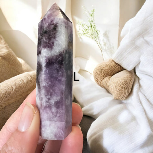 Lepidolite tower 7-10cm