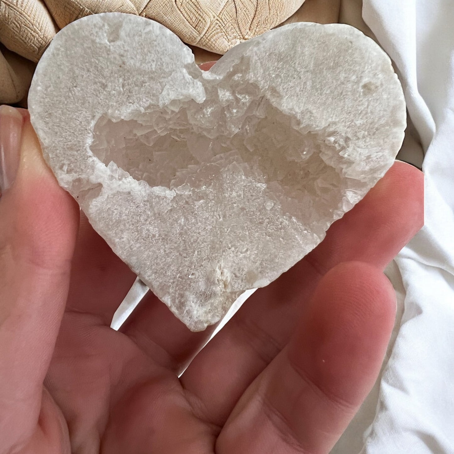Moroccan quartz geode drusy