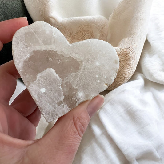 Moroccan quartz geode drusy