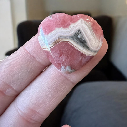 Rhodochrosite heart high quality