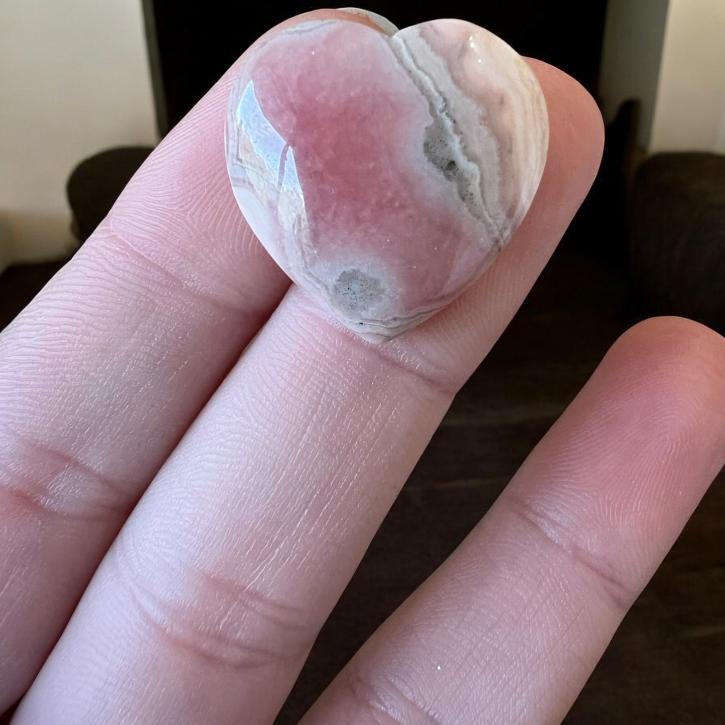 Rhodochrosite heart high quality