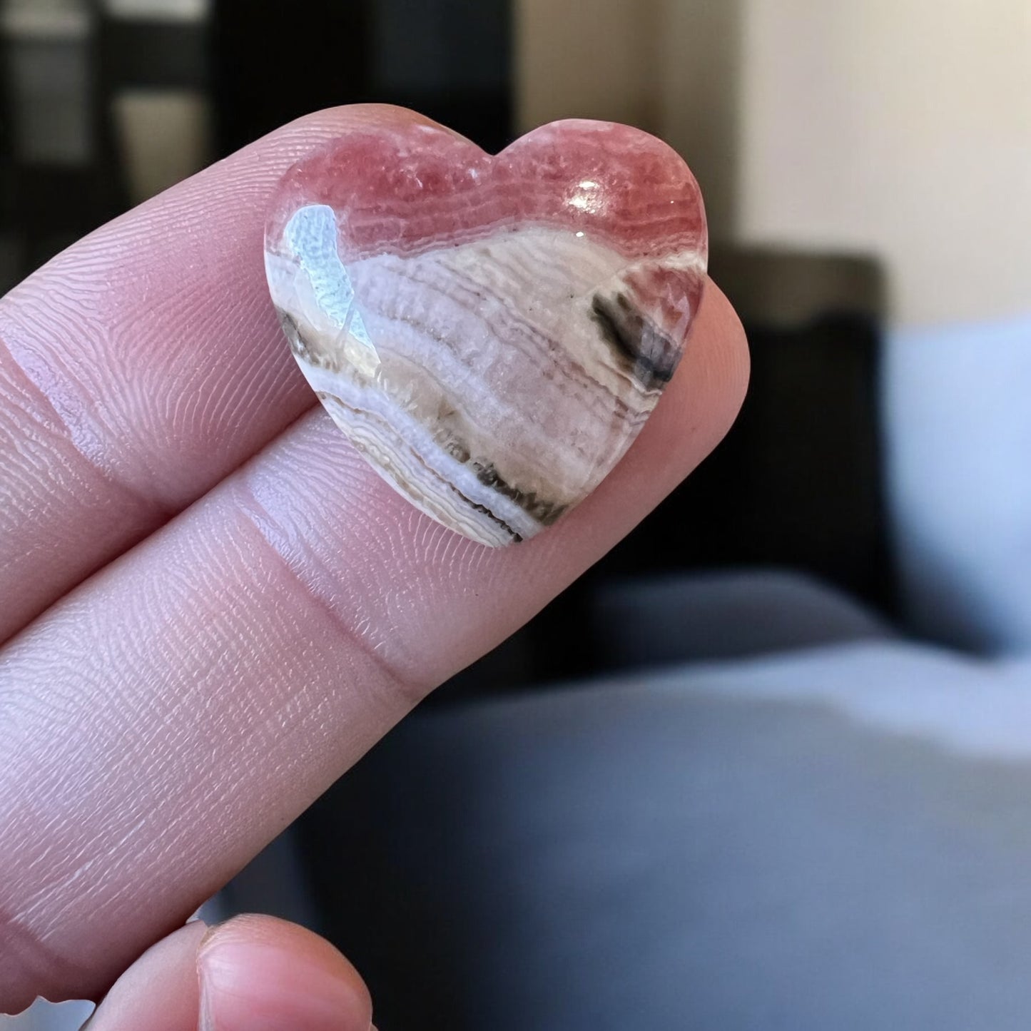 Rhodochrosite heart high quality