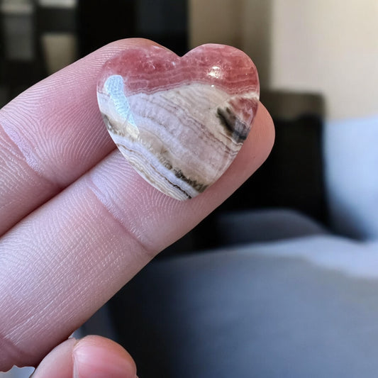 Rhodochrosite heart high quality