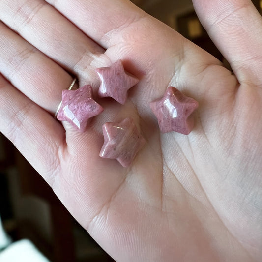 Rhodonite stars high quality