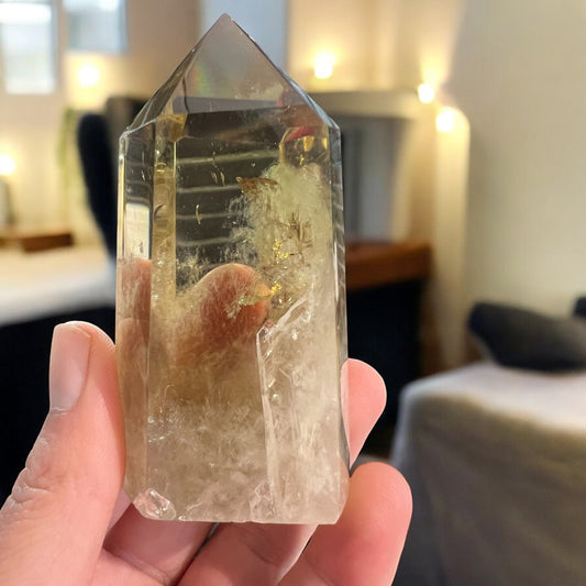 Smokey citrine clear tower