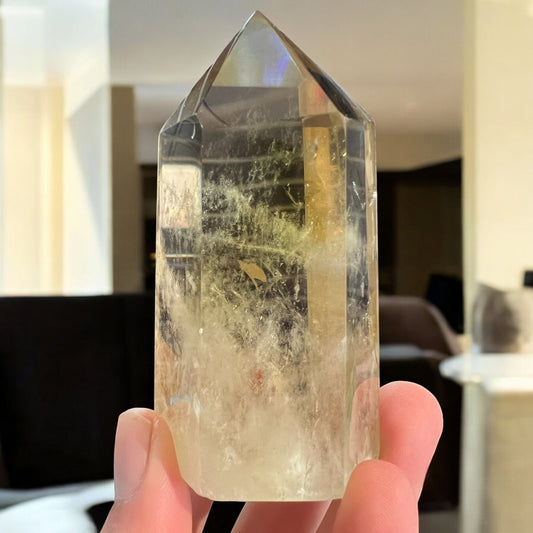Smokey citrine clear tower