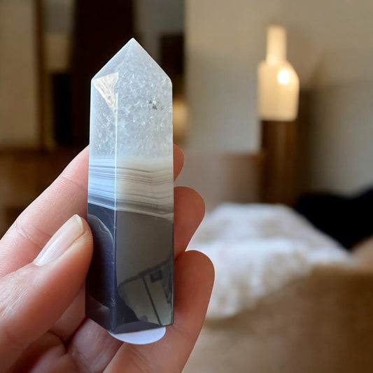 Banded agate tower B