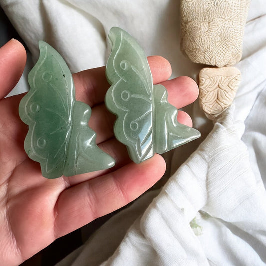 Green adventurine fairy (light)