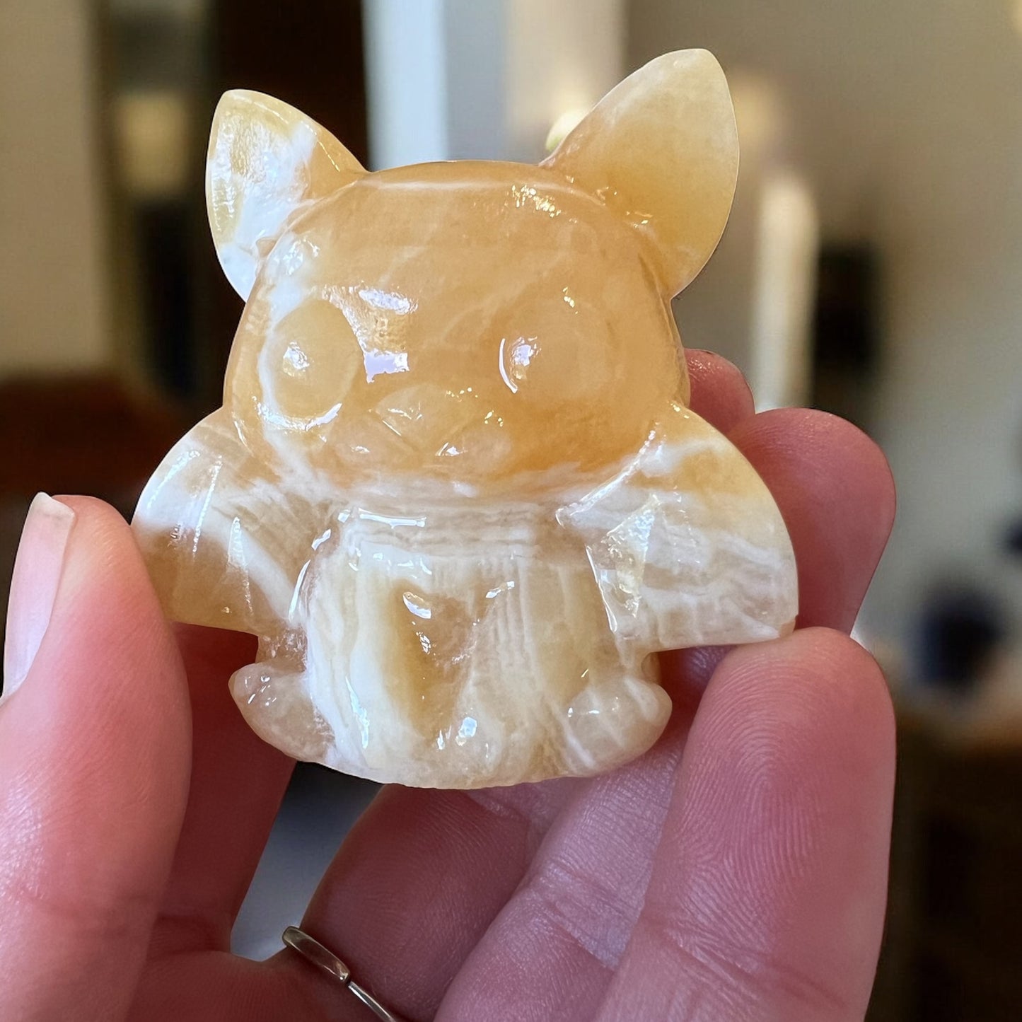 Calcite flying bat